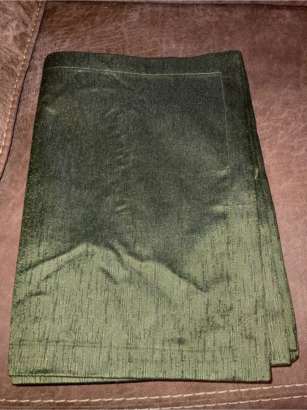 Crate & Barrel Tavia Emerald Placemats
